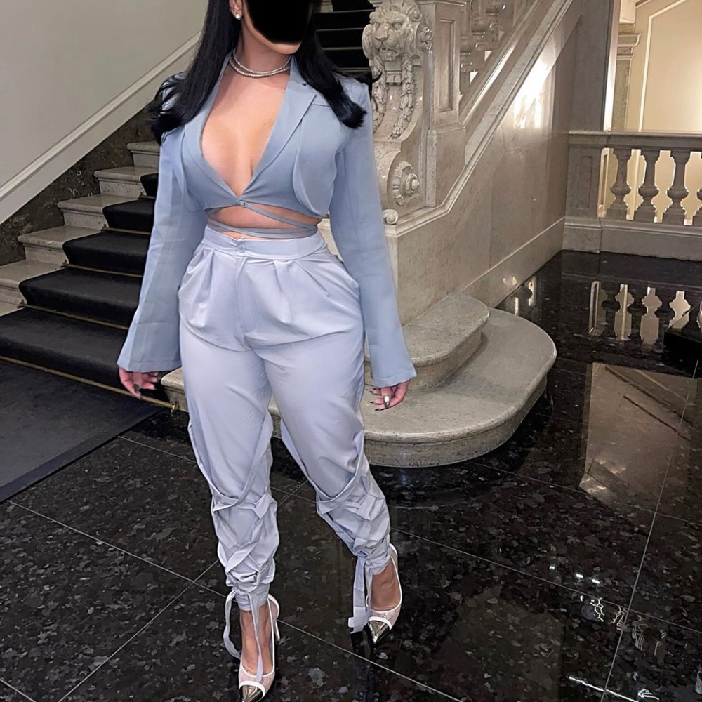 Lace Up Trousers